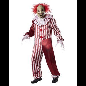 Creepy Clown Costume - Adult Large